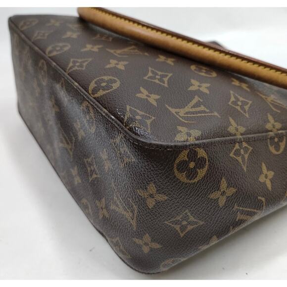 Louis Vuitton LV Shoulder Bag Looping GM Brown Monogram - Picture 6 of 9